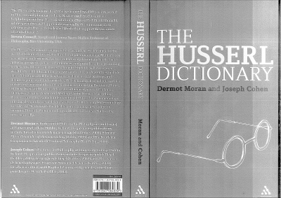 The Husserl Dictionary - Dermot Moran , Joseph Cohen.pdf